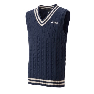 Yonex Vest Sweater with V-Neck 2024 Indigo Blue Men